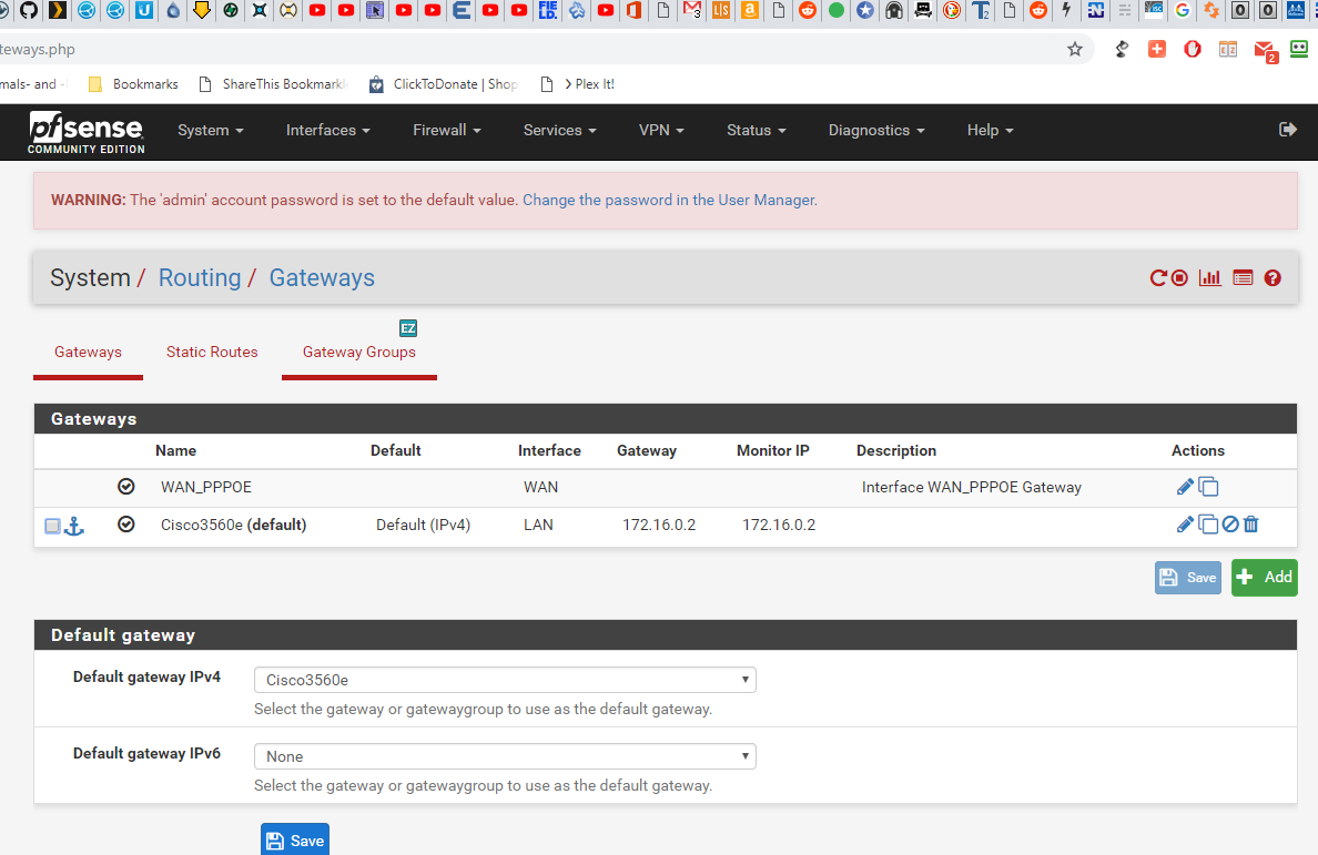 how to install switch on pfsense