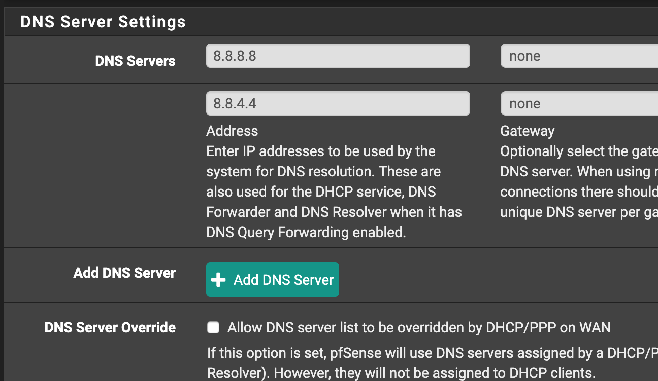 Активирована настройка opkg dns override