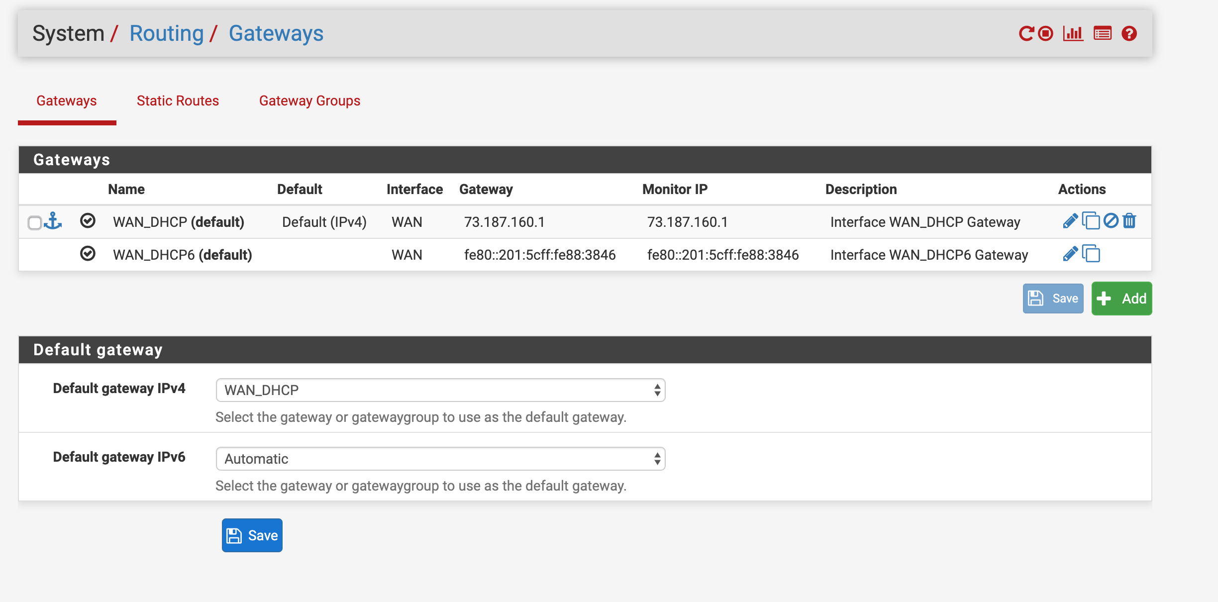 Routing system