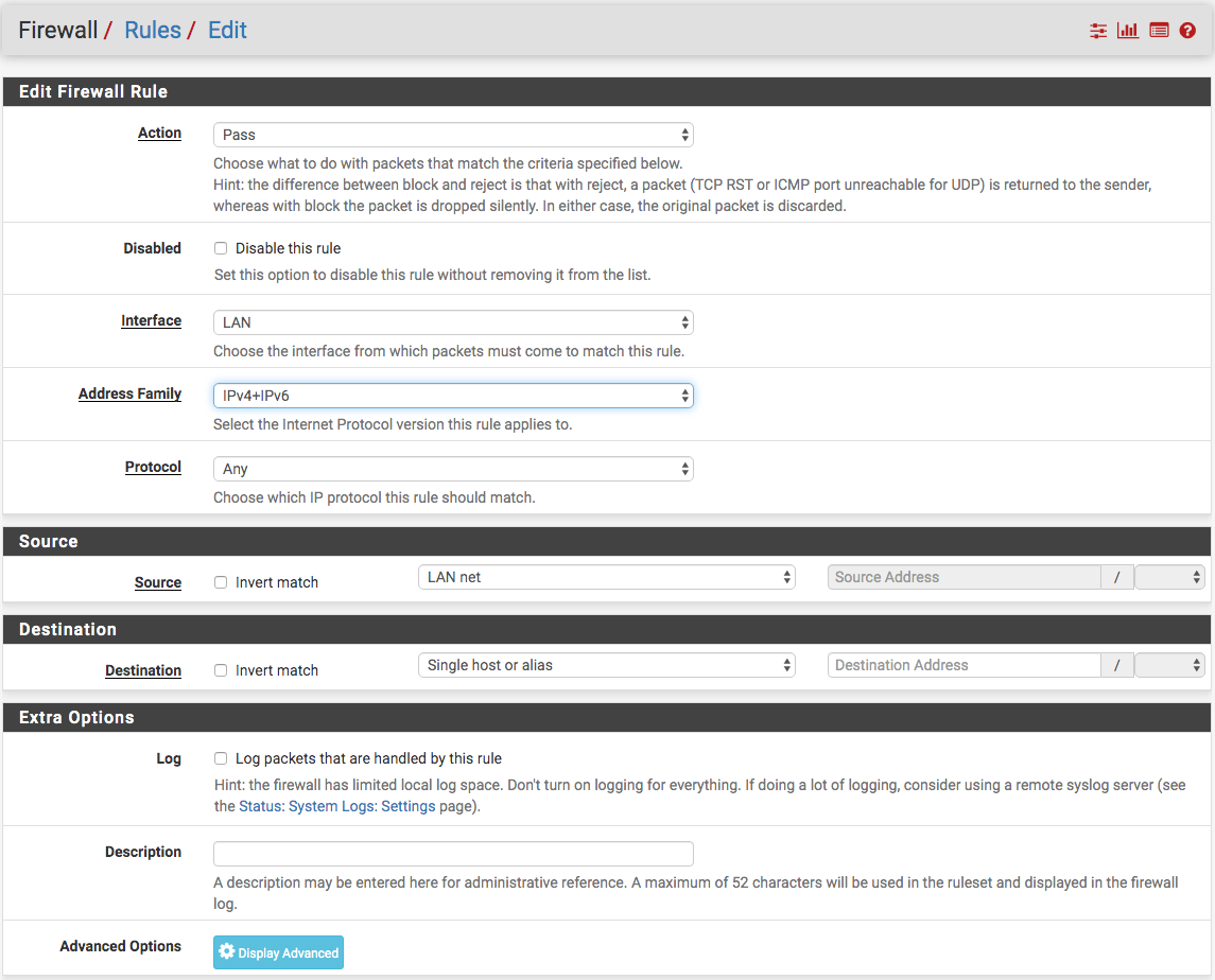 See server log for details. PFSENSE маршрутизатор. Межсетевой экран PFSENSE. Логи оптион. PFSENSE WIFI USB.