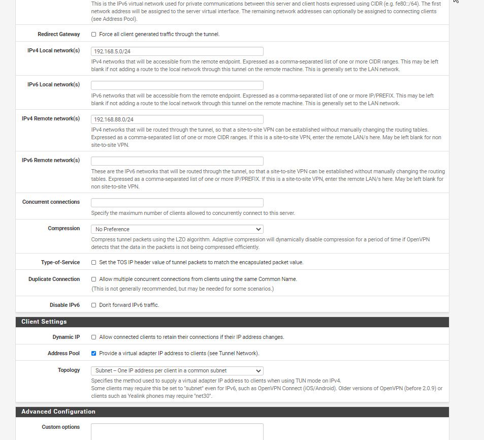 pfsense openvpn+mikrotik | Netgate Forum