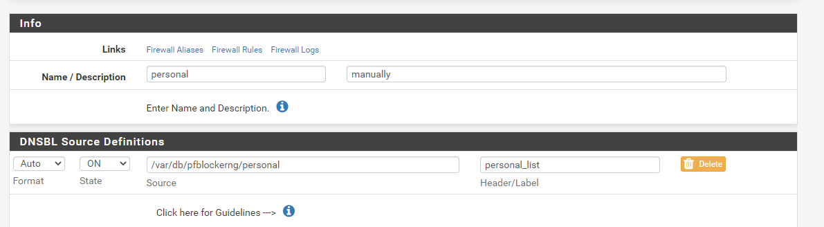 Trying To Set Up A Custom Block List Netgate Forum