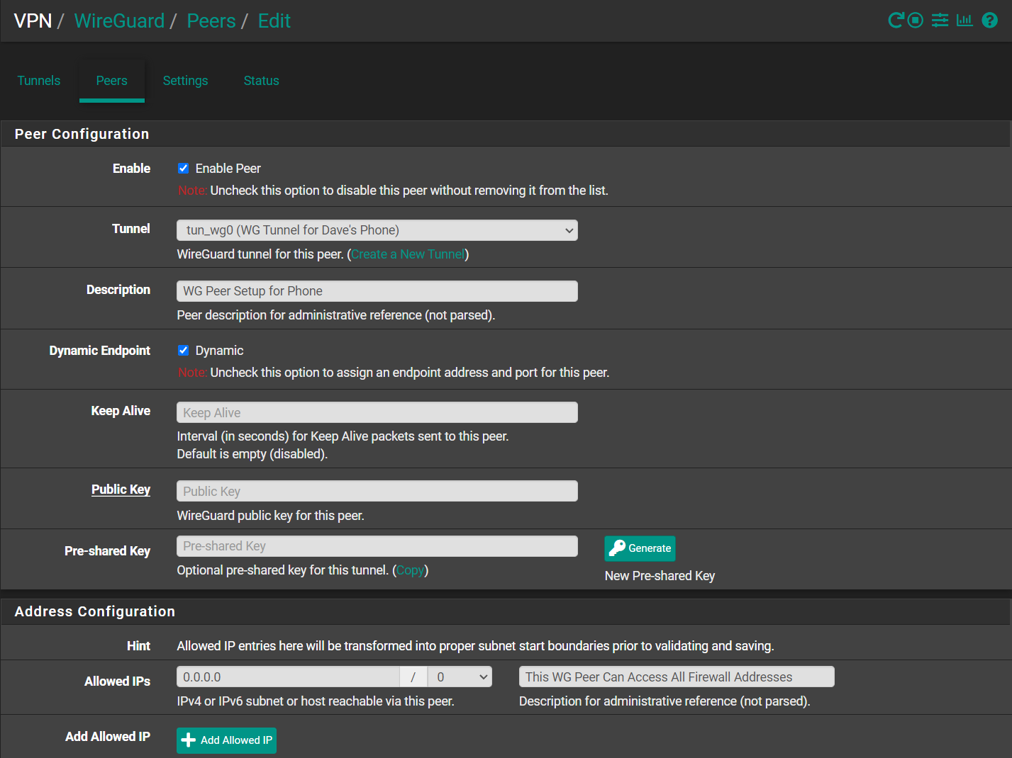 20220220 -- pfSense VPN WireGuard Peers.png