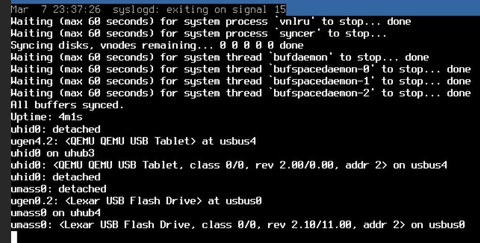 pfsense 2.6 upgrade first reboot fails to shut down.jpg