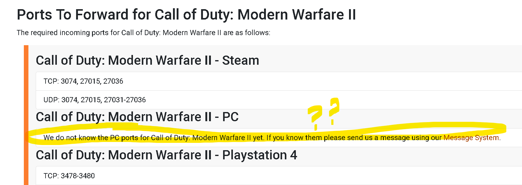 How to port forward Call of Duty: Modern Warfare 2