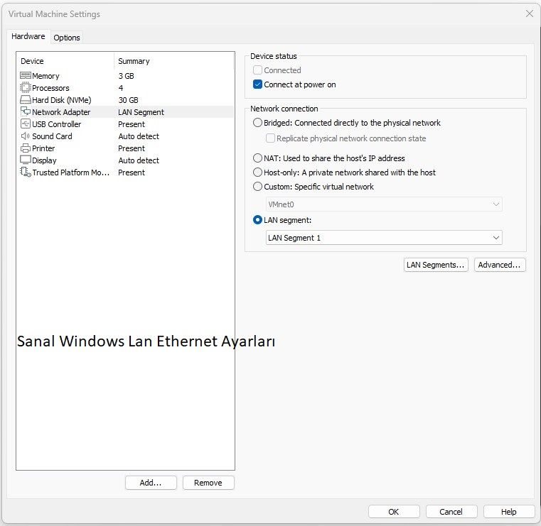 3 - Sanal Windows Lan Ethernet Ayarları.jpg