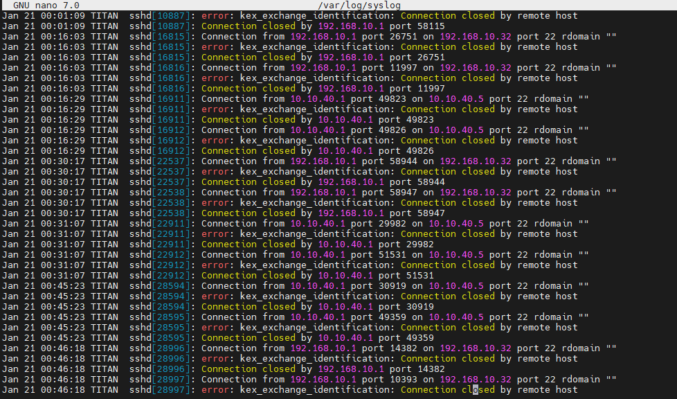 SSH connection originating from default gateway Netgate Forum