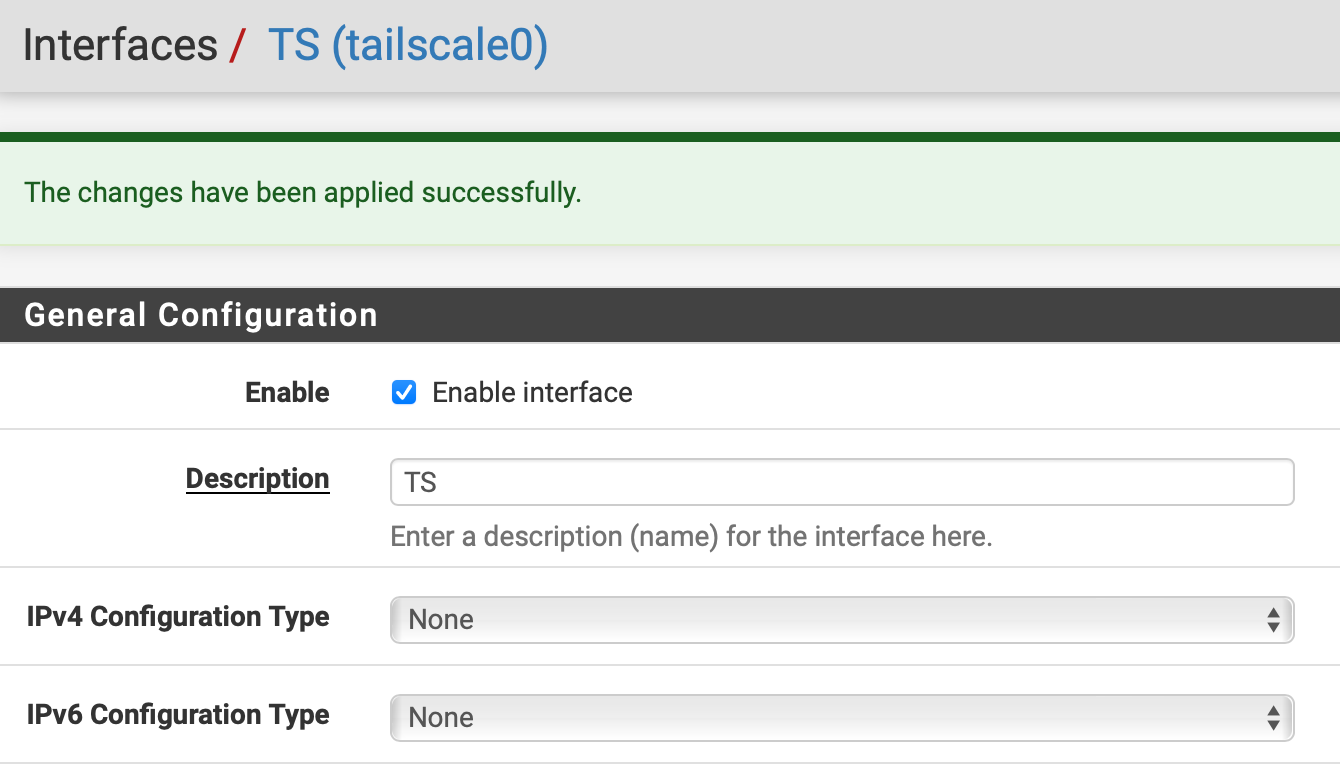 Не пингуются адреса Tailscale сети | Netgate Forum