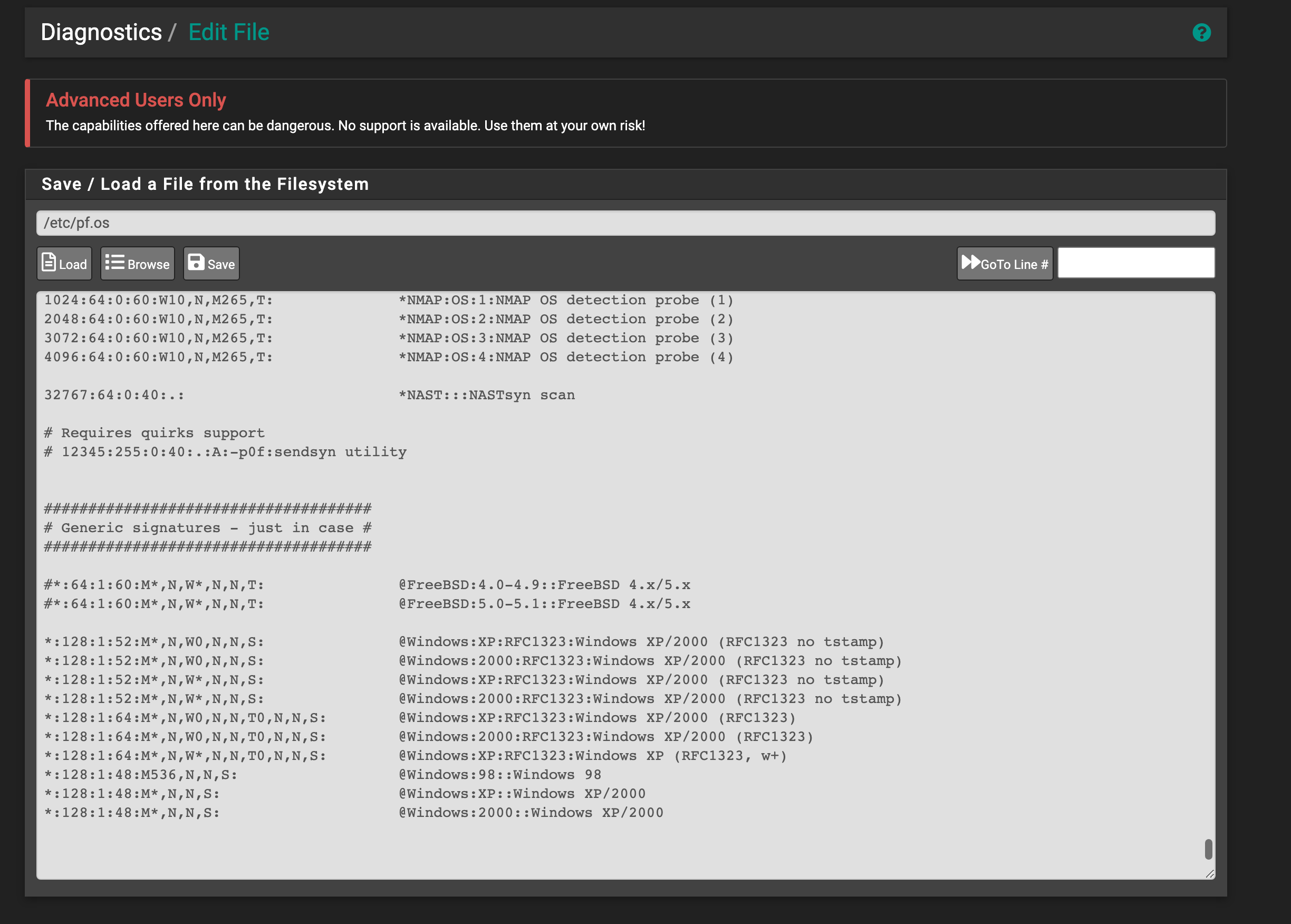 Feature Request Aliases options for use with Advanced option Source OS