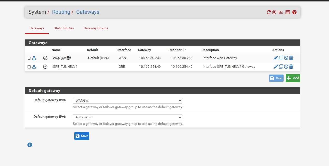 Pfsense wan