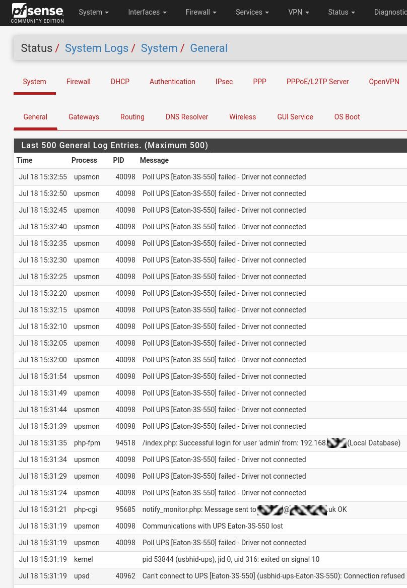 pfsense - Status System Logs System General.jpg